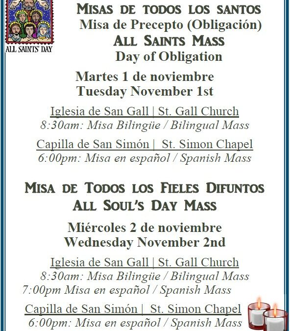 All Saints & All Soul’s Day Mass