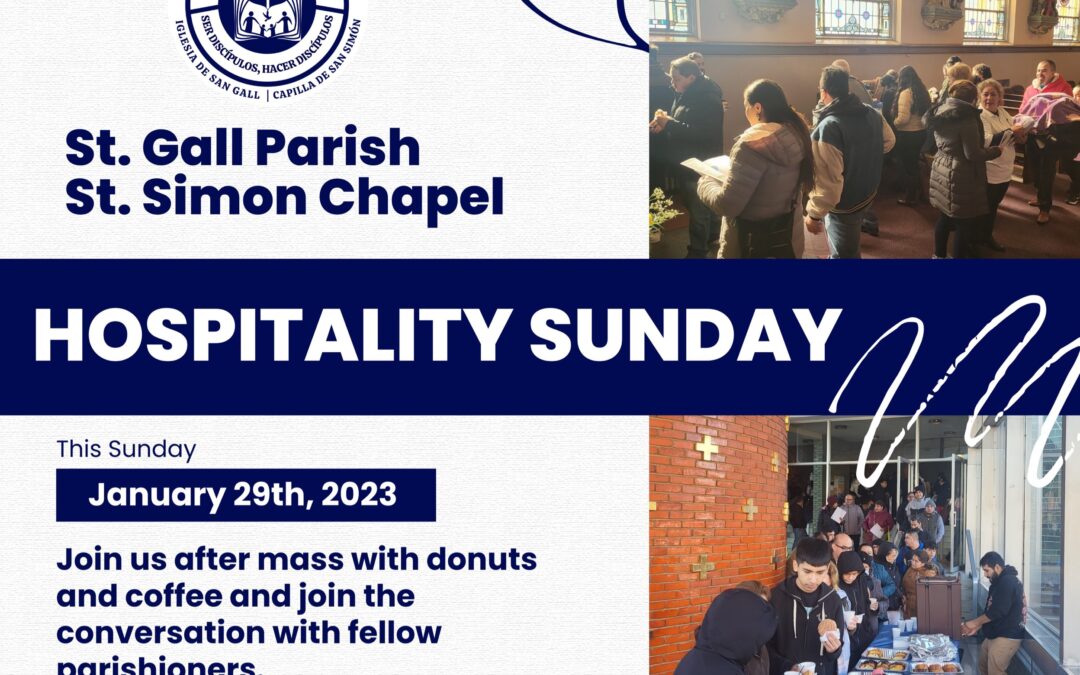 Hospitality Sunday