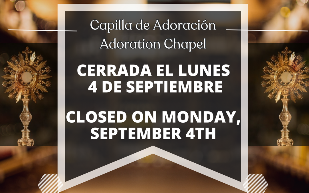 St. Gall Adoration Chapel Closed