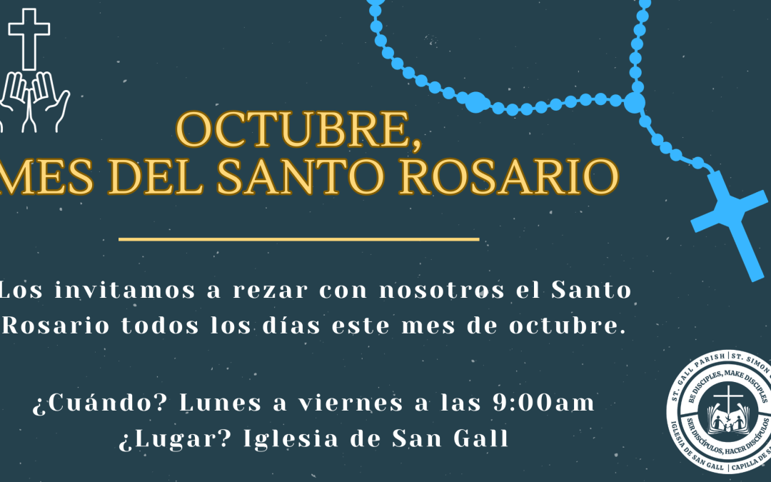 Octubre – Mes del Santo Rosario