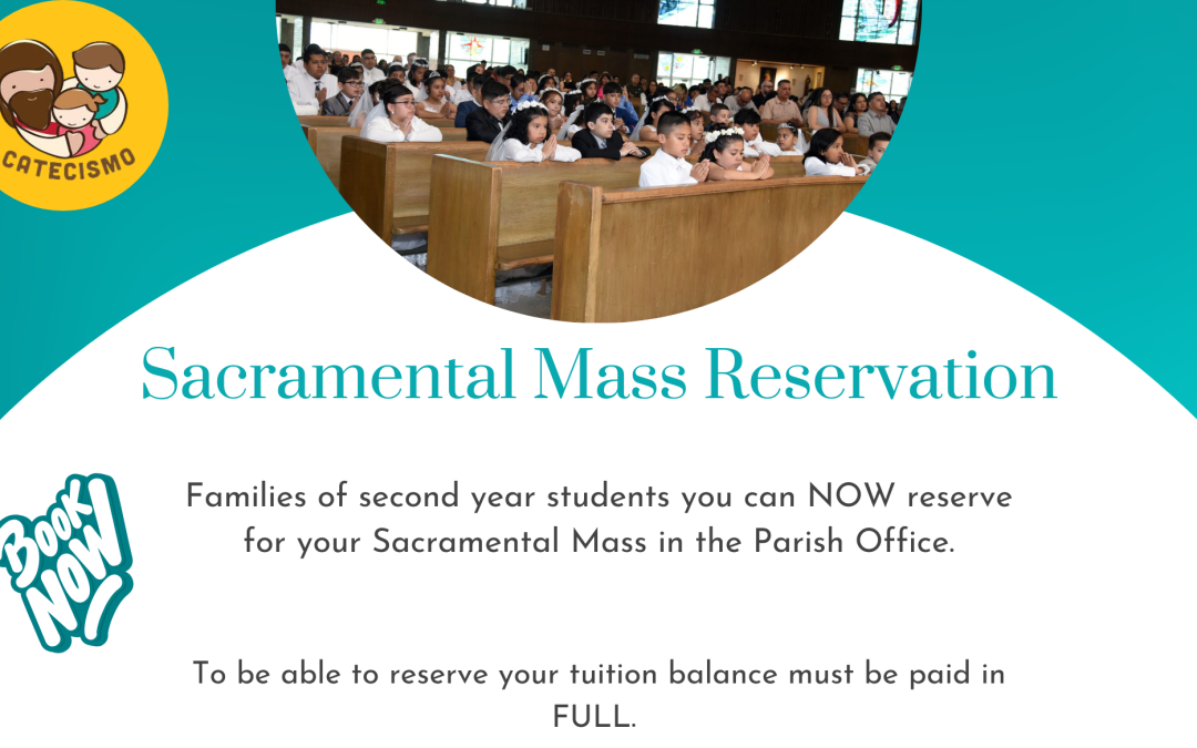 Sacramental Mass Reservation