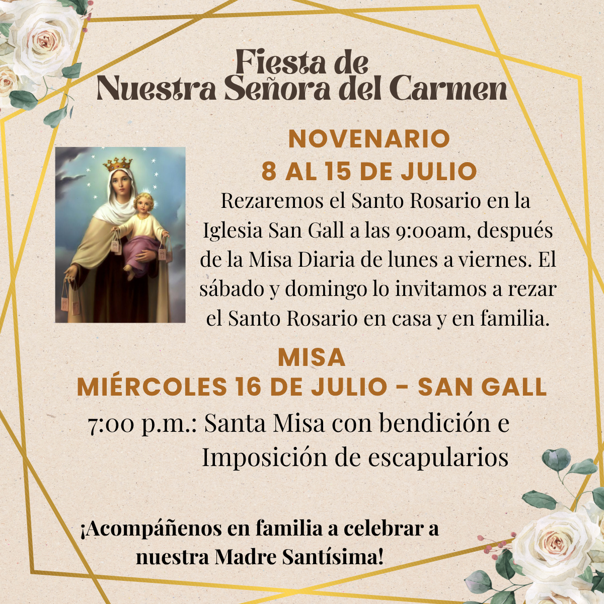 Fiesta de Nuestra Señora del Carmen