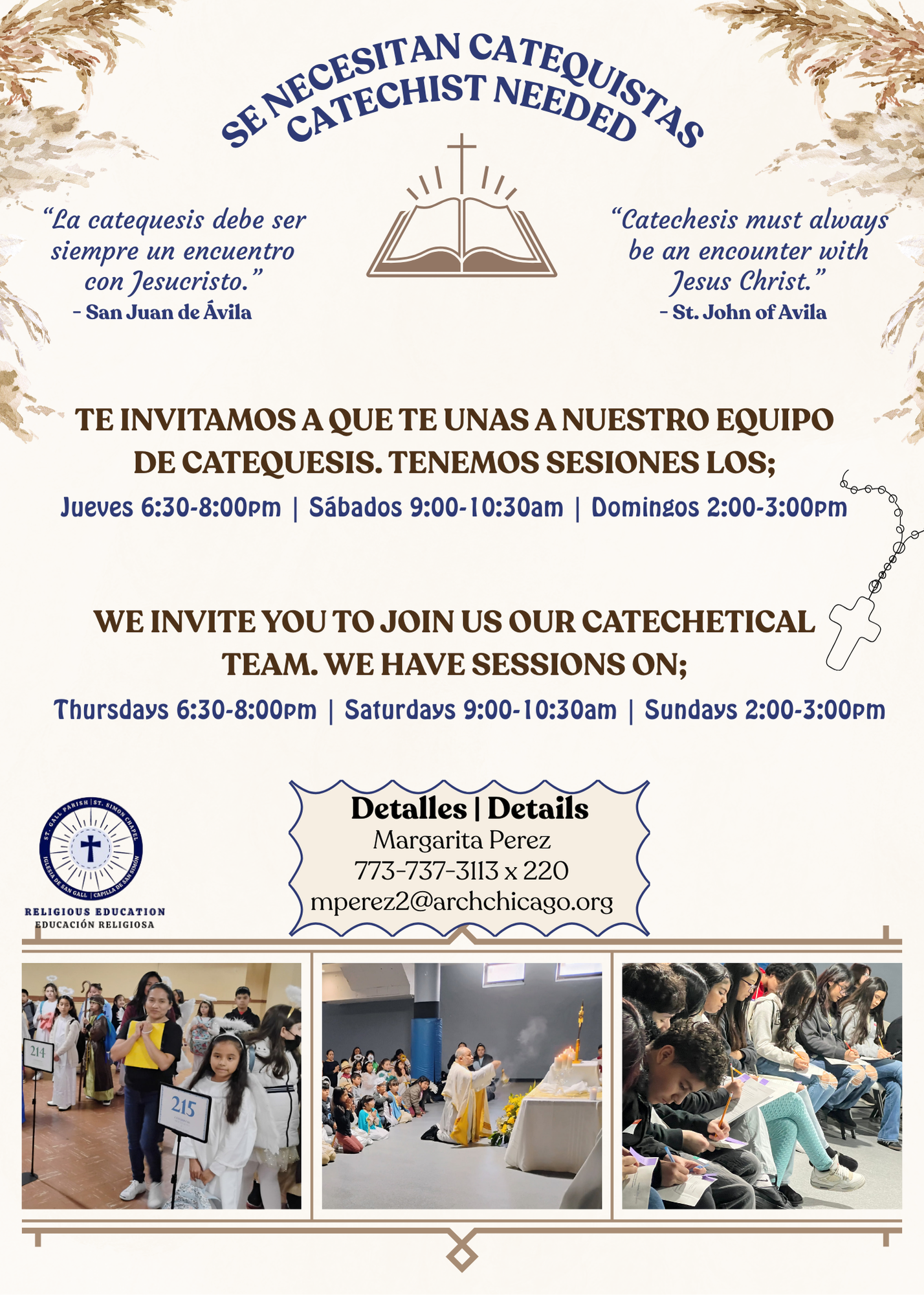 Catechist Needed