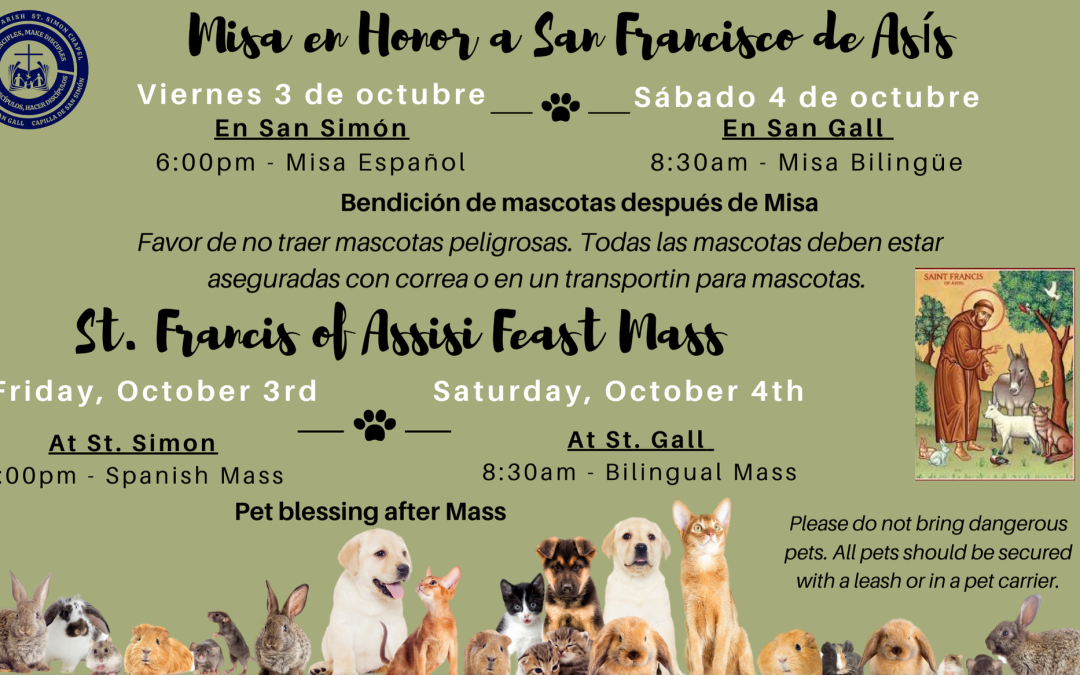 St. Francis of Assisi Feast Mass