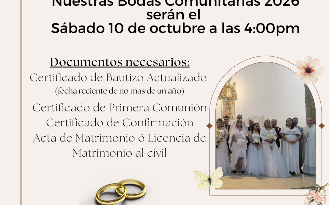 Bodas Comunitarias