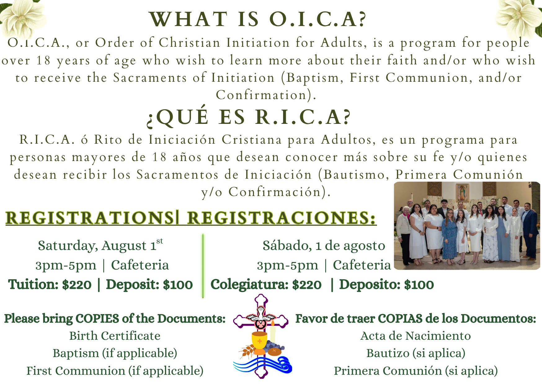 OCIA Registrations