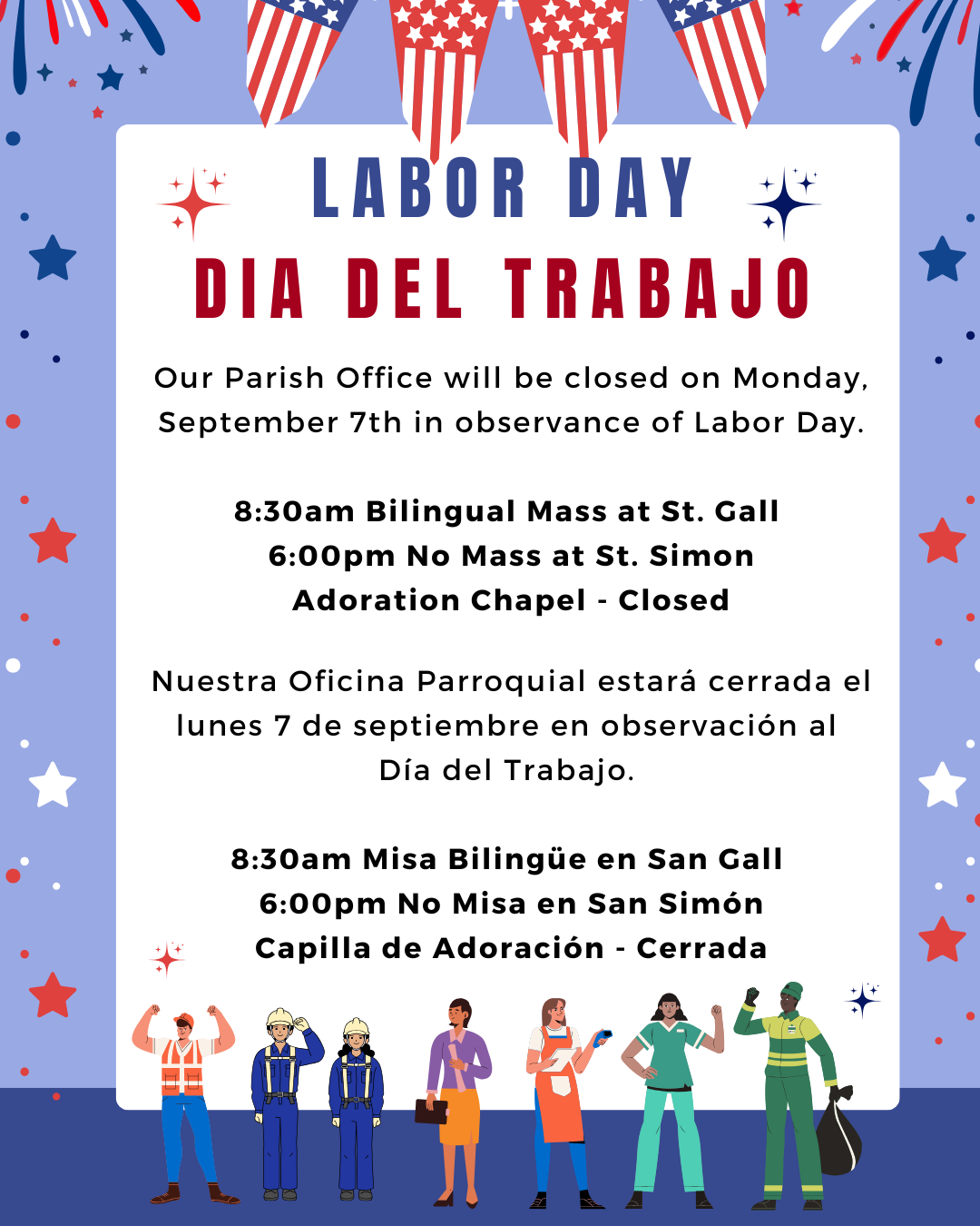 Labor Day – Rectory Closed
