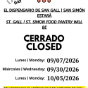 Food Pantry – Closed