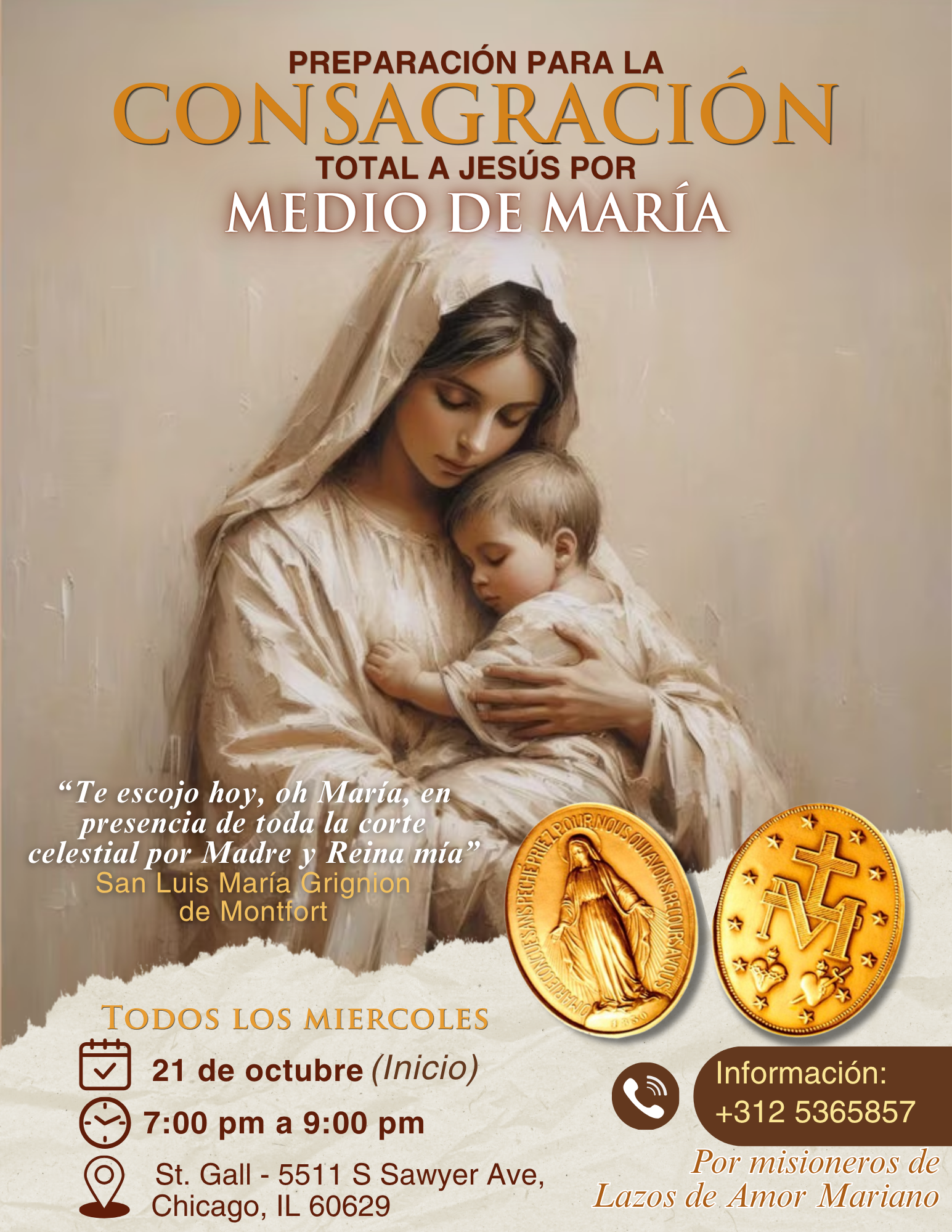 Perparación para la Consagración